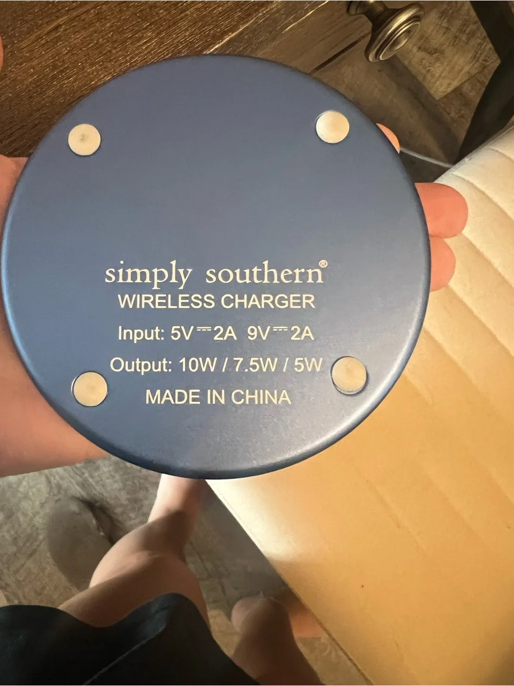 Simply Southern Blue Wireless Charger